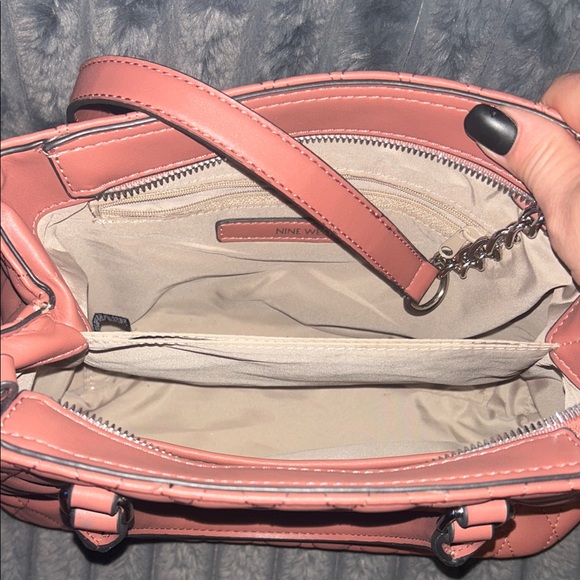 Nine West Dusty Rose Quilted Satchel - Picture 4 of 7